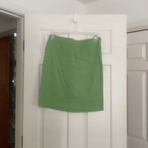 Green skirt